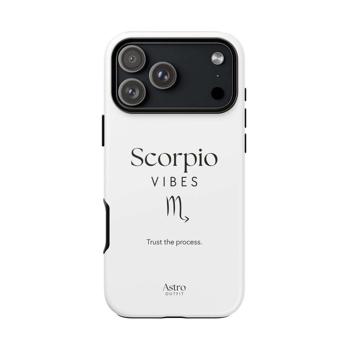 COQUE SCORPIO VIBES & MANTRA (Tout modèle Iphone 13 à 17)