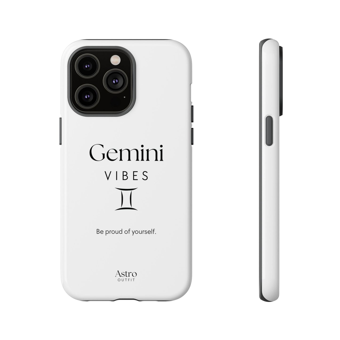 COQUE IPHONE GEMINI VIBES & MANTRA (Tout modèle Iphone 13 à 17)