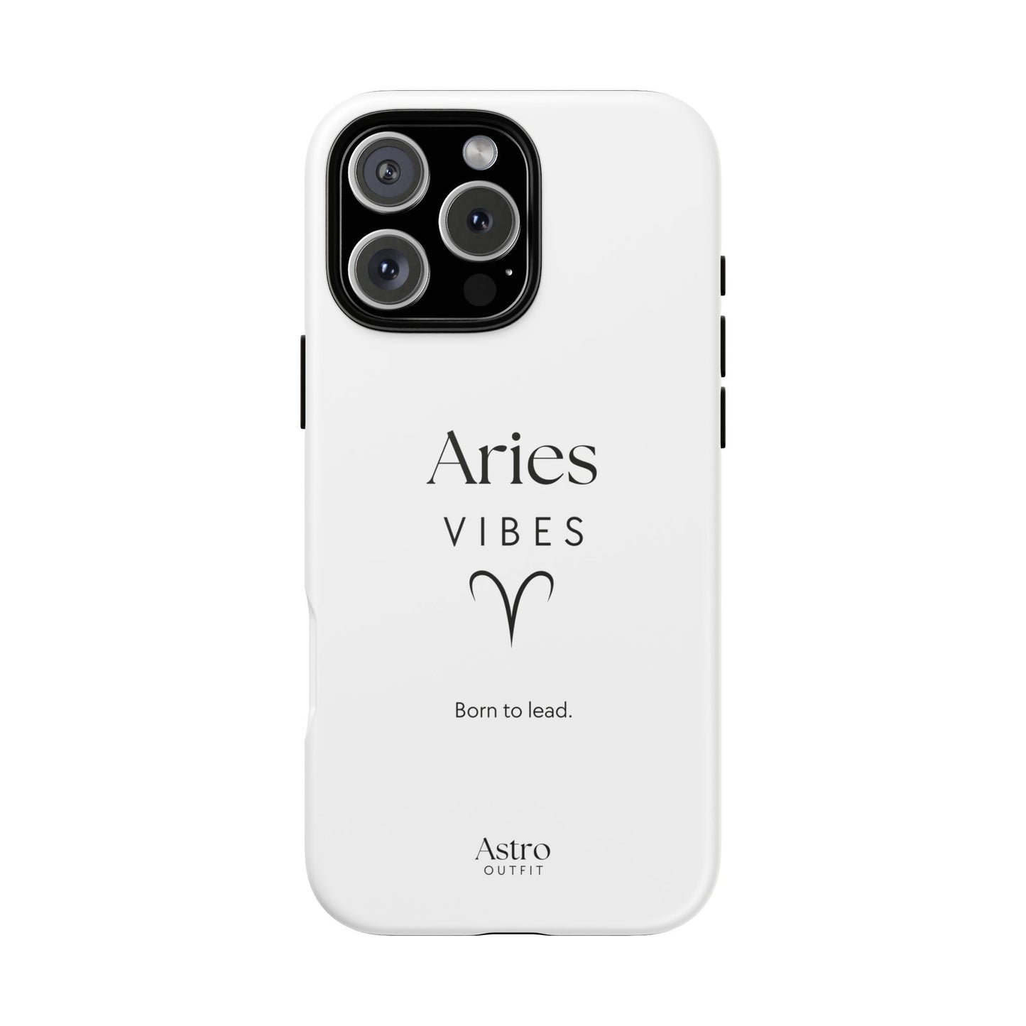 COQUE IPHONE ARIES VIBES & MANTRA (Tout modèle Iphone 13 à 17)