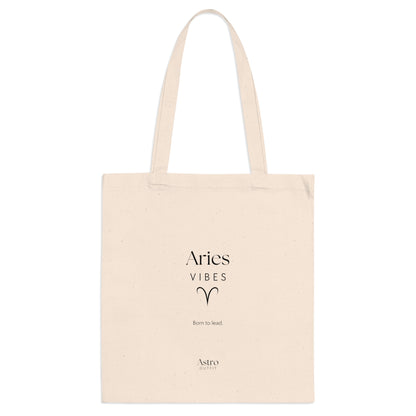 TOTE BAG - ARIES VIBES (100% coton naturel ou blanc)