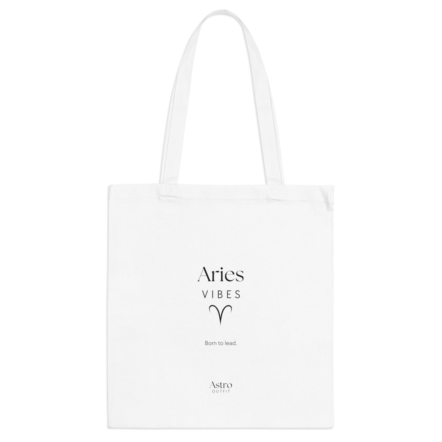 TOTE BAG - ARIES VIBES (100% coton naturel ou blanc)
