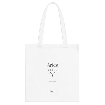 TOTE BAG - ARIES VIBES (100% coton naturel ou blanc)