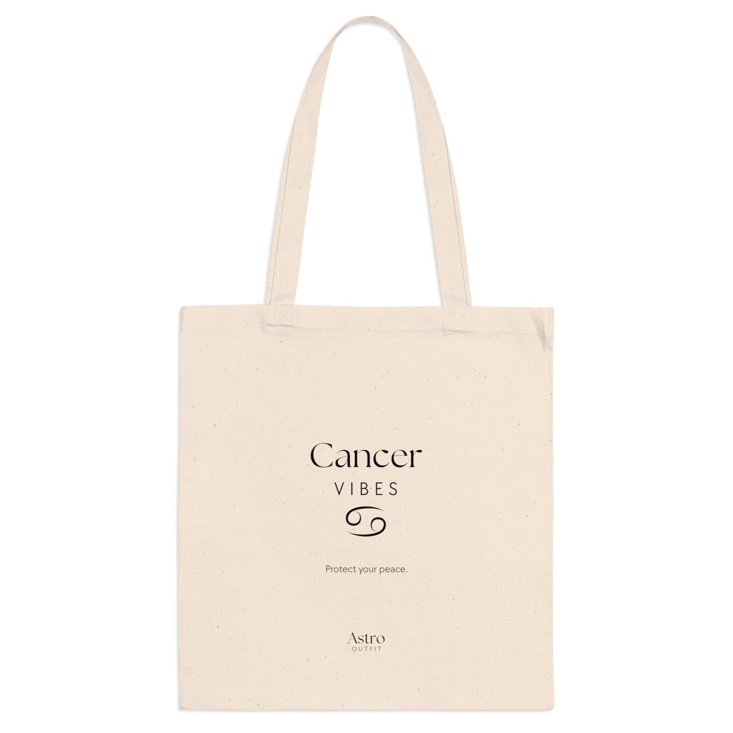 TOTE BAG - CANCER VIBES (100% coton naturel ou blanc)