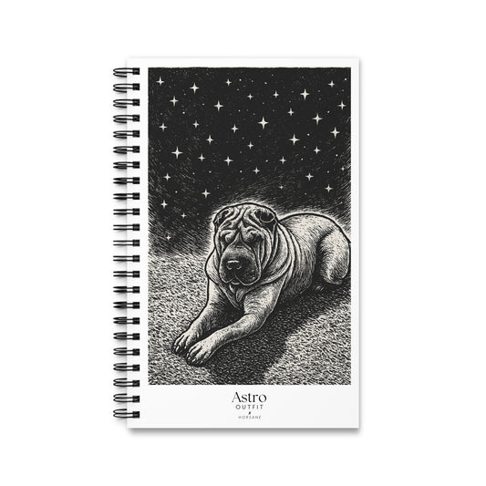 NOTEBOOK SPIRALE ASTRO X HORSANE - 160 PAGES
