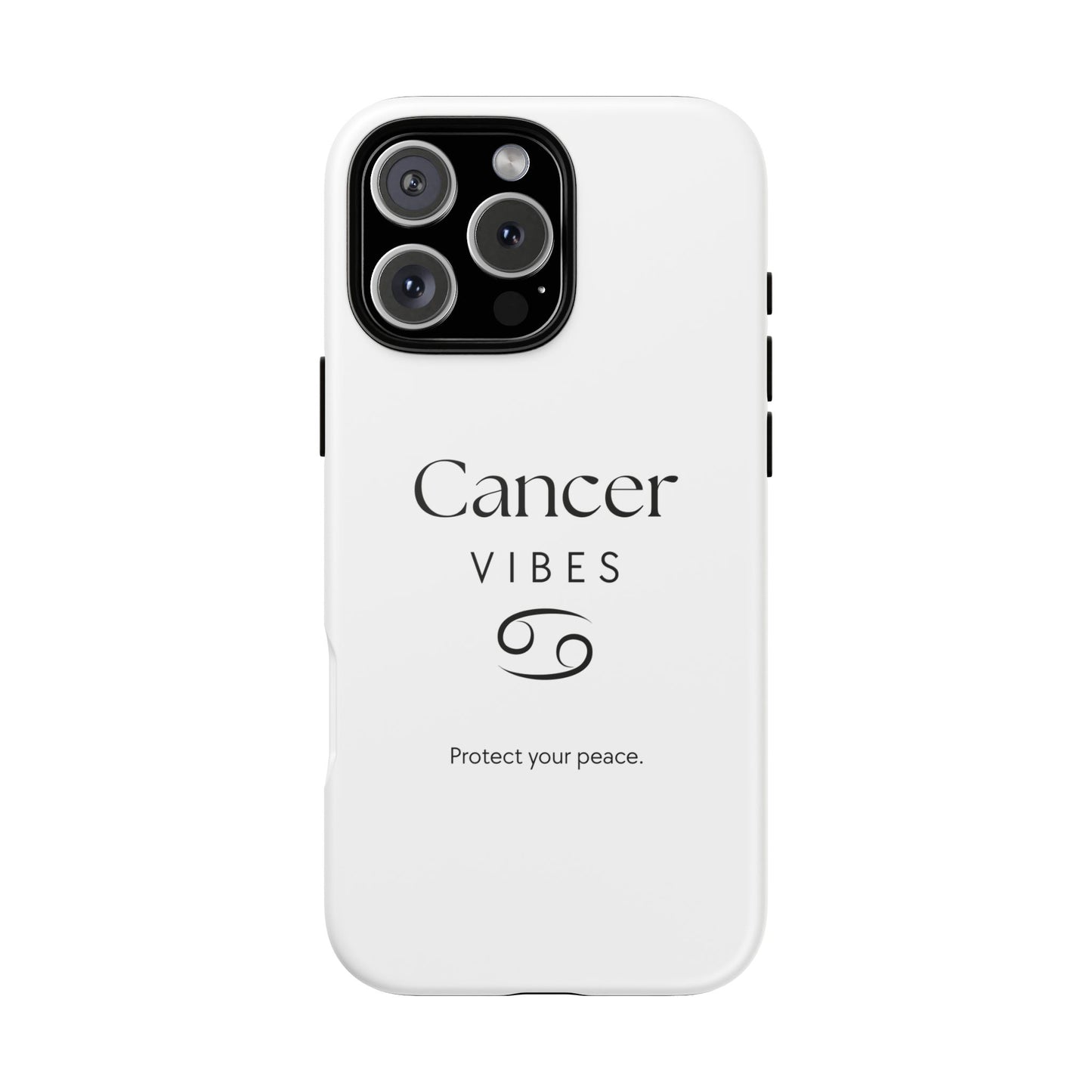 COQUE CANCER VIBES & MANTRA (Tout modèle Iphone 13 à 16)
