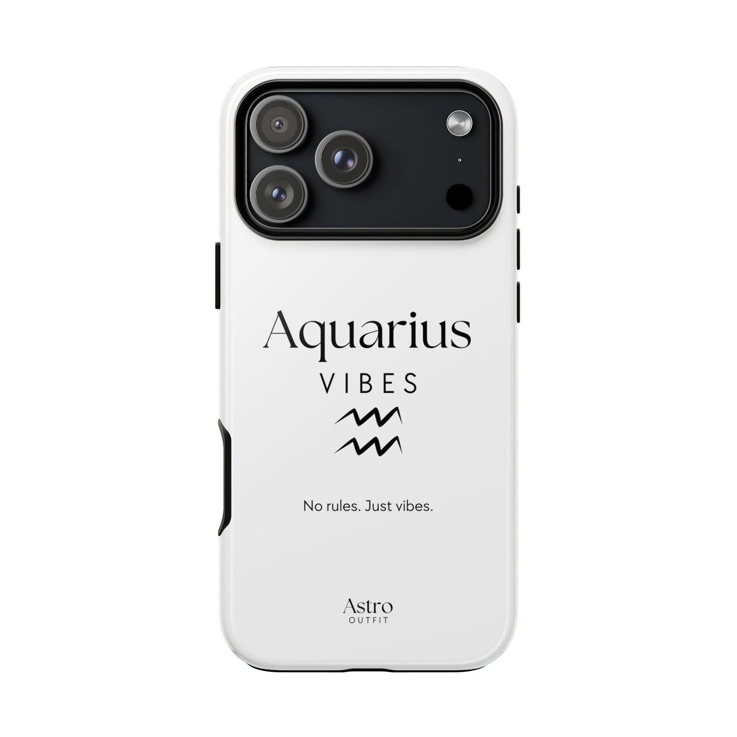 COQUE IPHONE AQUARIUS VIBES & MANTRA (Tout modèle  13 à 17)