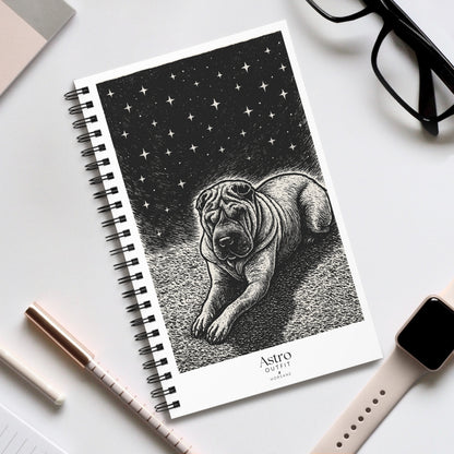 NOTEBOOK SPIRALE ASTRO X HORSANE - 160 PAGES