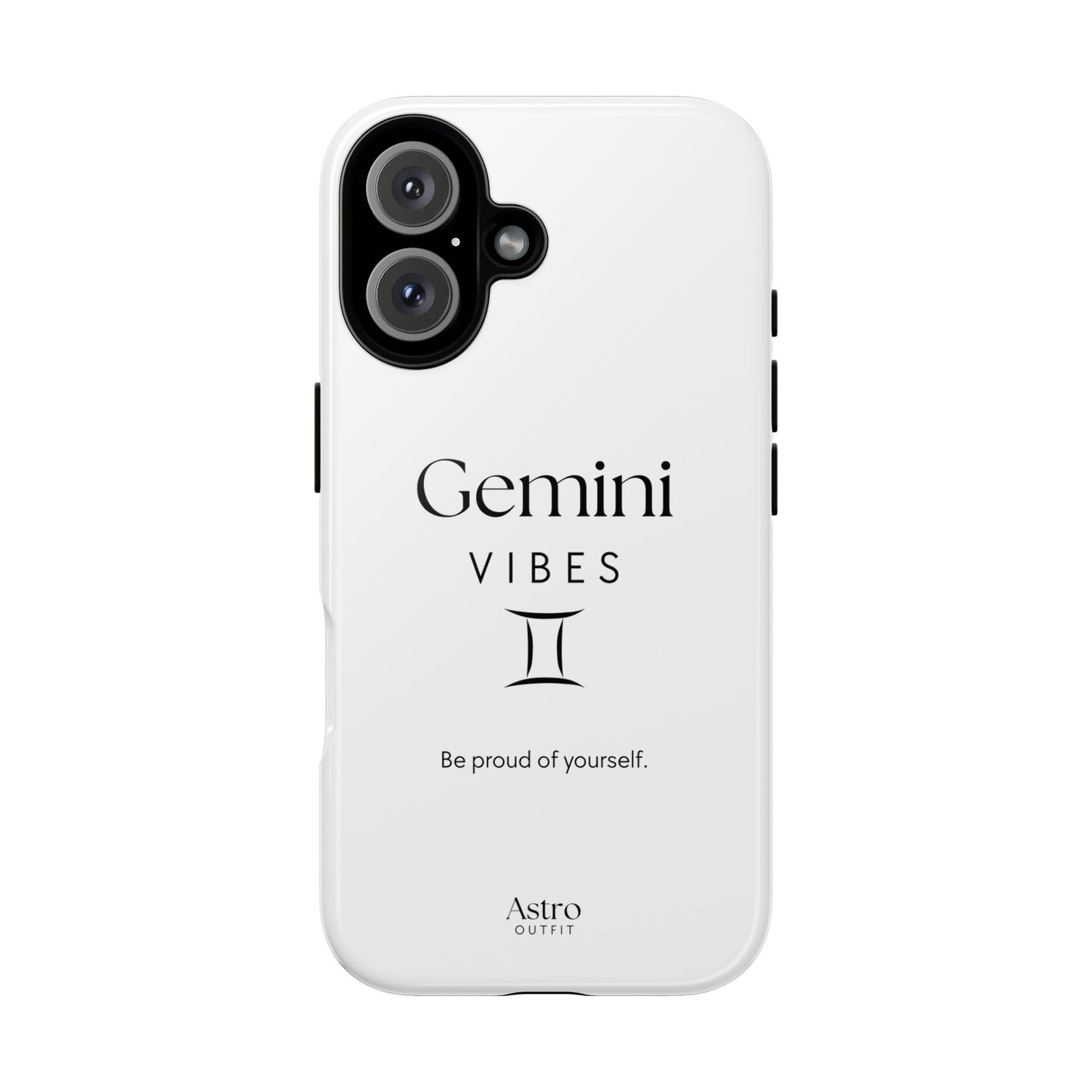 COQUE IPHONE GEMINI VIBES & MANTRA (Tout modèle Iphone 13 à 17)