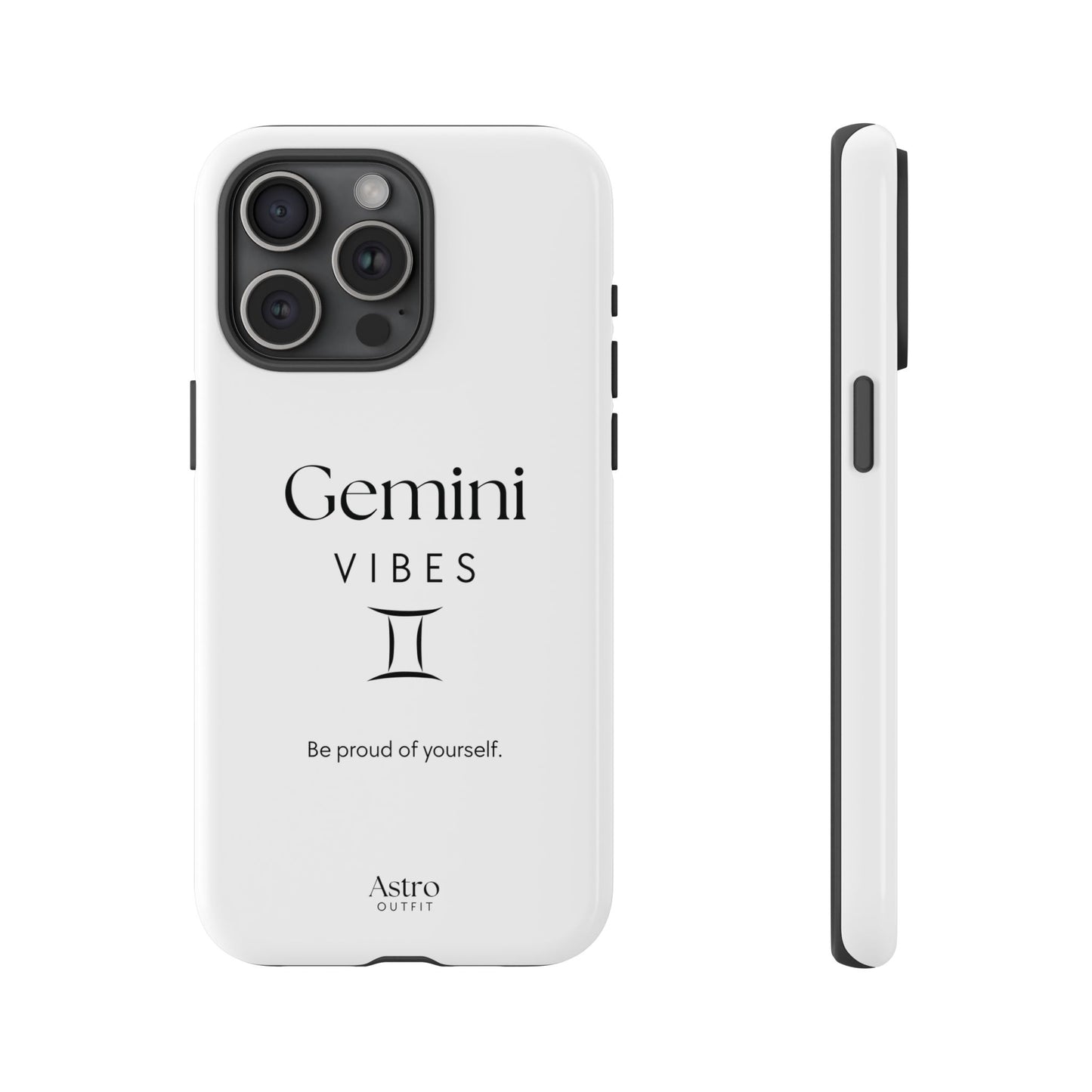 COQUE IPHONE GEMINI VIBES & MANTRA (Tout modèle Iphone 13 à 17)