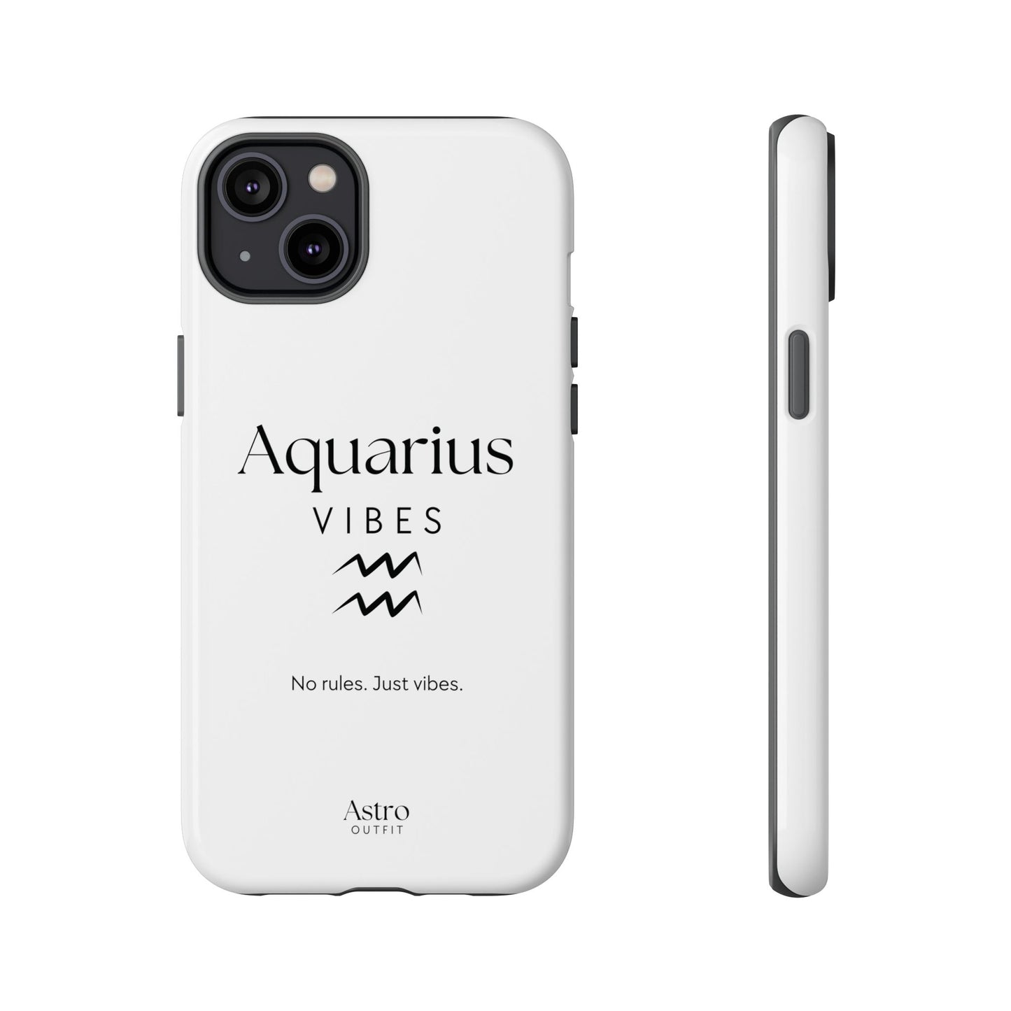 COQUE IPHONE AQUARIUS VIBES & MANTRA (Tout modèle  13 à 17)