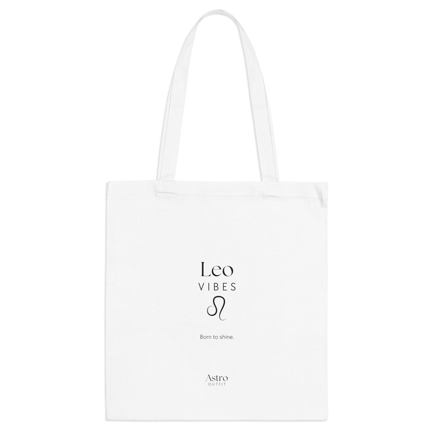 TOTE BAG - LEO VIBES (100% coton naturel ou blanc)