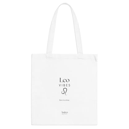 TOTE BAG - LEO VIBES (100% coton naturel ou blanc)