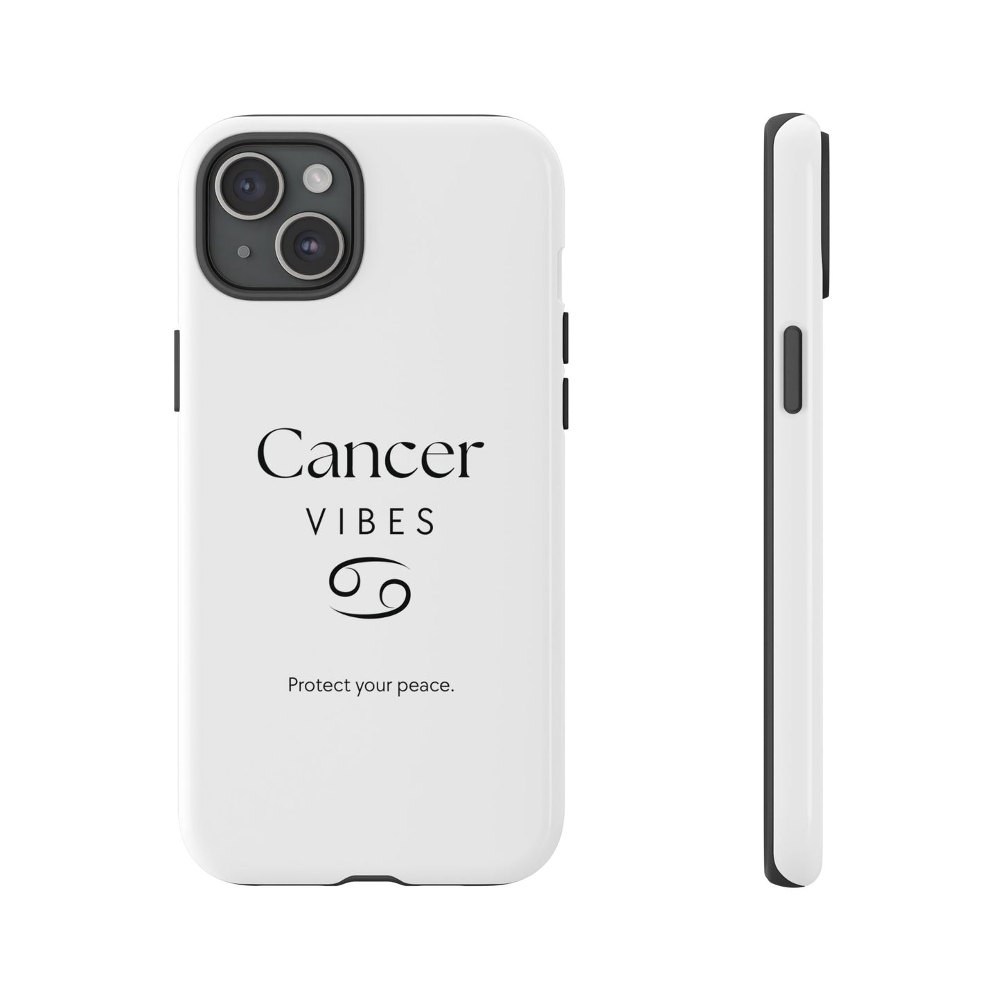 COQUE CANCER VIBES & MANTRA (Tout modèle Iphone 13 à 16)