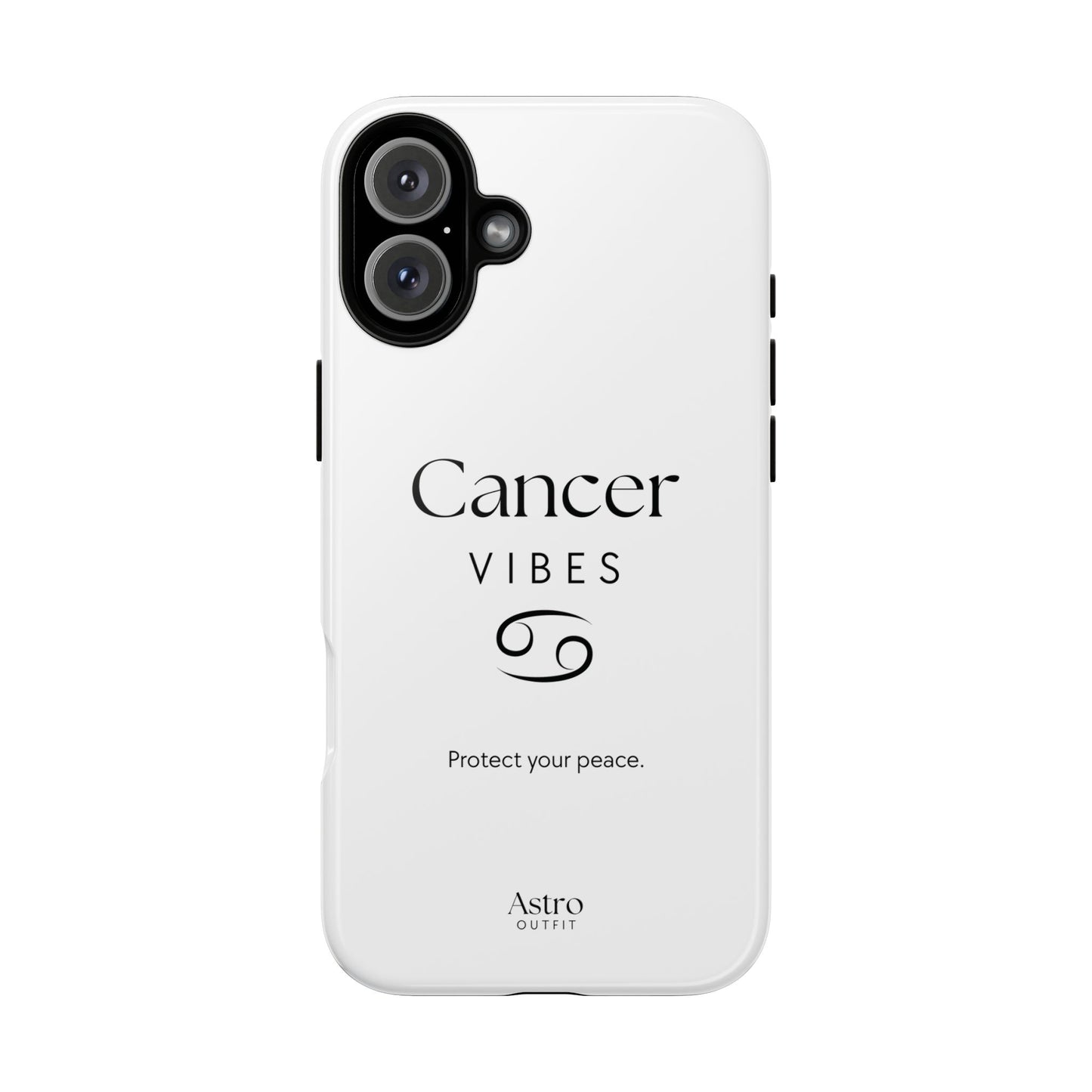 COQUE IPHONE CANCER VIBES & MANTRA (Tout modèle 13 à 17)