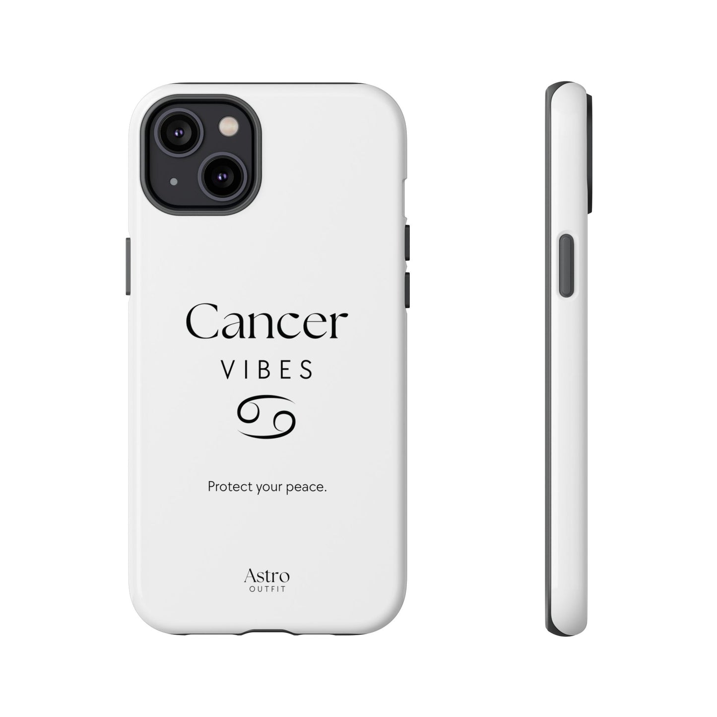 COQUE IPHONE CANCER VIBES & MANTRA (Tout modèle 13 à 17)