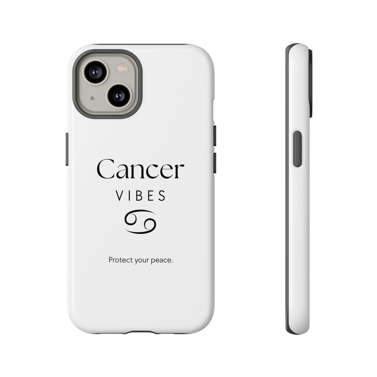 COQUE CANCER VIBES & MANTRA (Tout modèle Iphone 13 à 16)