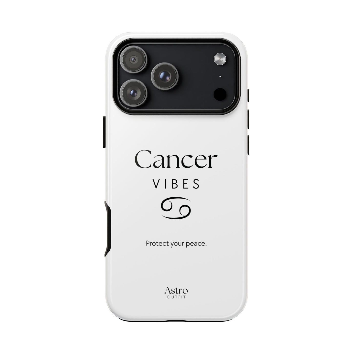 COQUE IPHONE CANCER VIBES & MANTRA (Tout modèle 13 à 17)