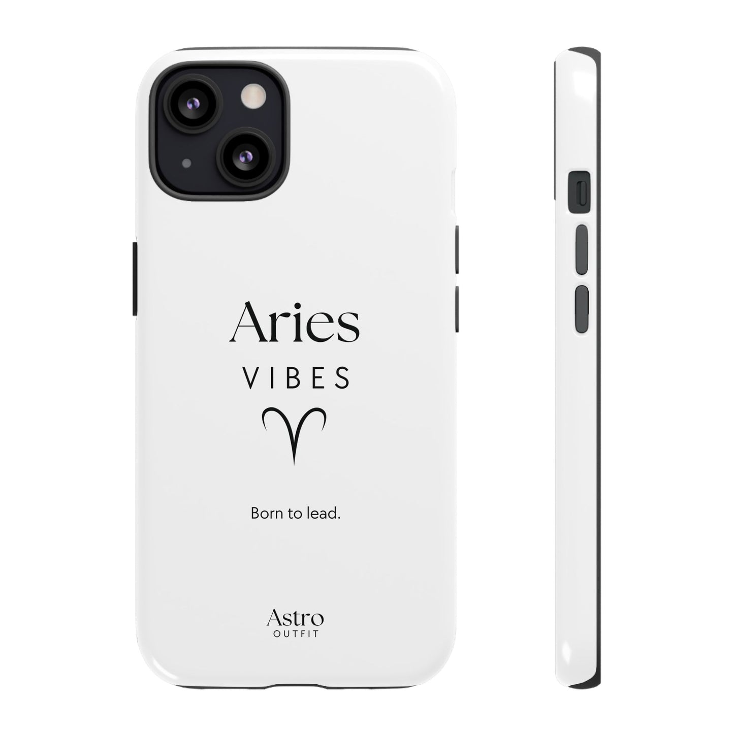 COQUE IPHONE ARIES VIBES & MANTRA (Tout modèle Iphone 13 à 17)