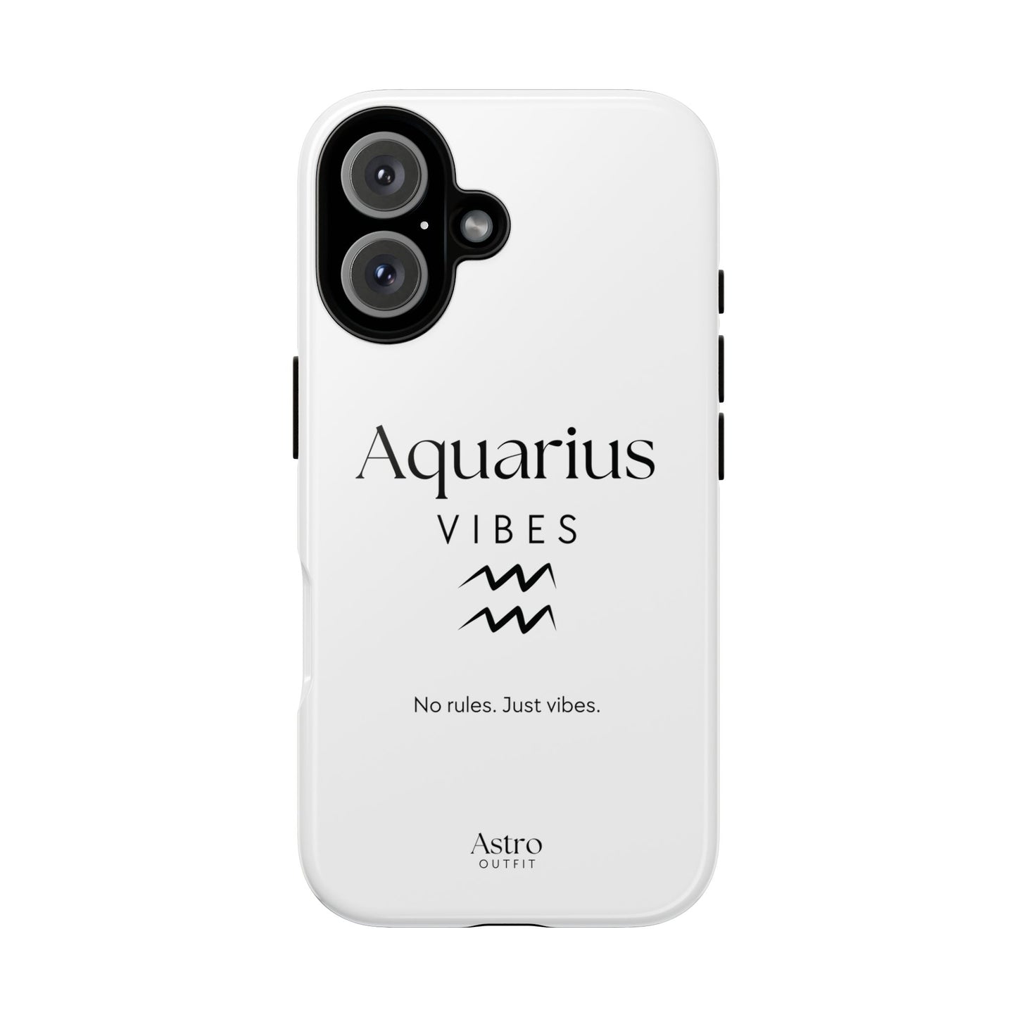 COQUE IPHONE AQUARIUS VIBES & MANTRA (Tout modèle  13 à 17)