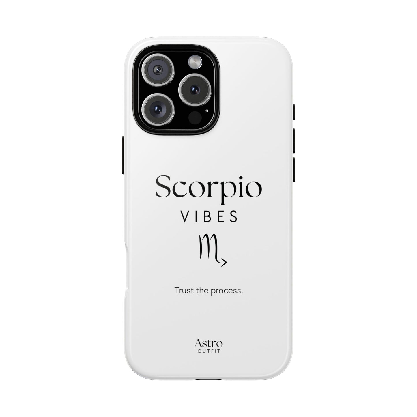 COQUE SCORPIO VIBES & MANTRA (Tout modèle Iphone 13 à 17)
