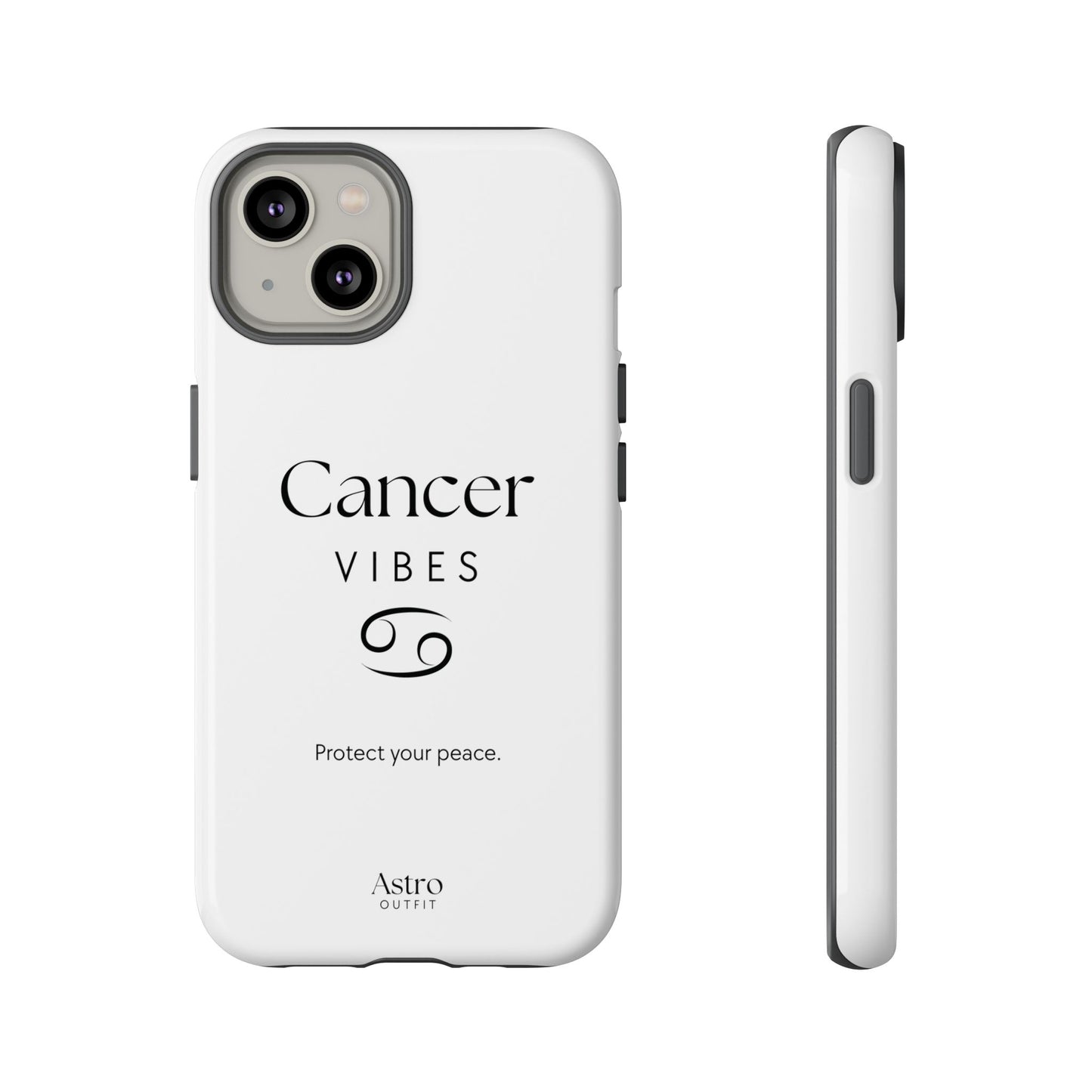 COQUE IPHONE CANCER VIBES & MANTRA (Tout modèle 13 à 17)