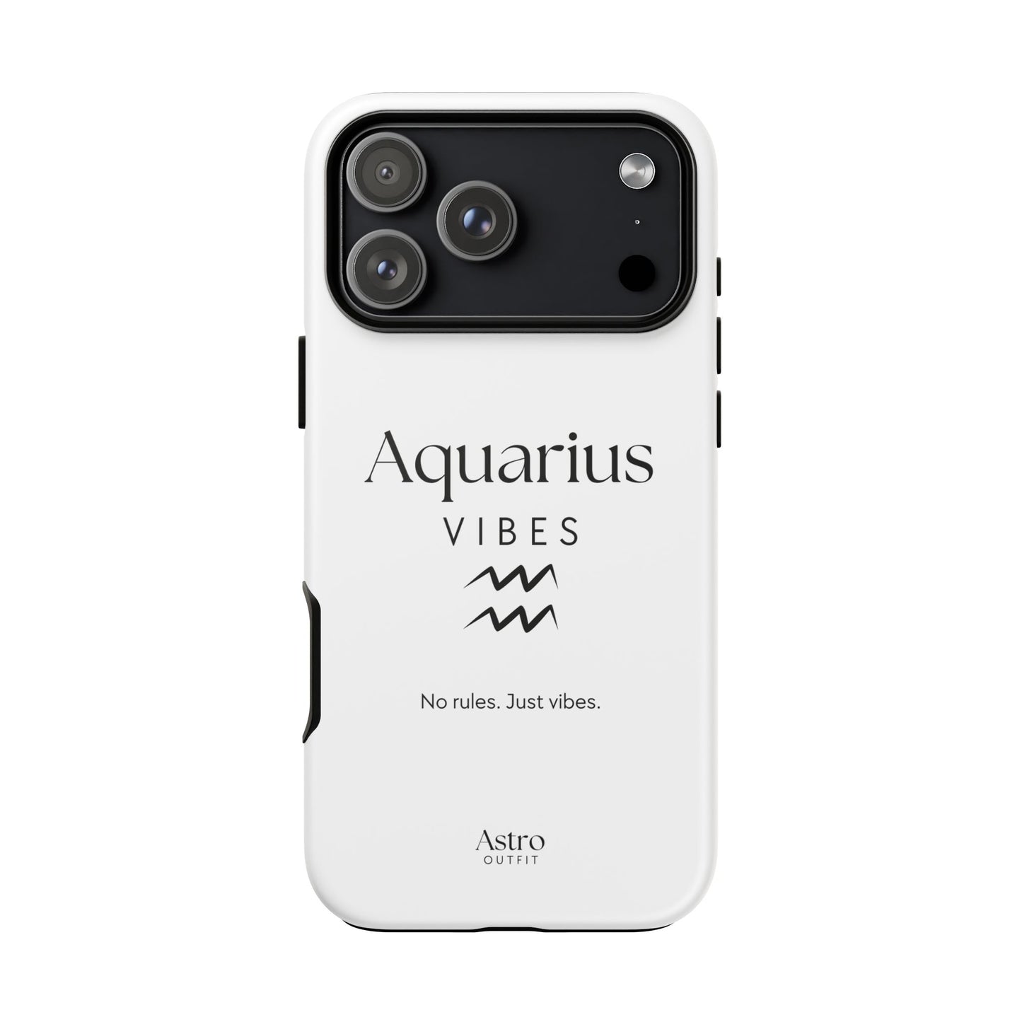 COQUE IPHONE AQUARIUS VIBES & MANTRA (Tout modèle  13 à 17)