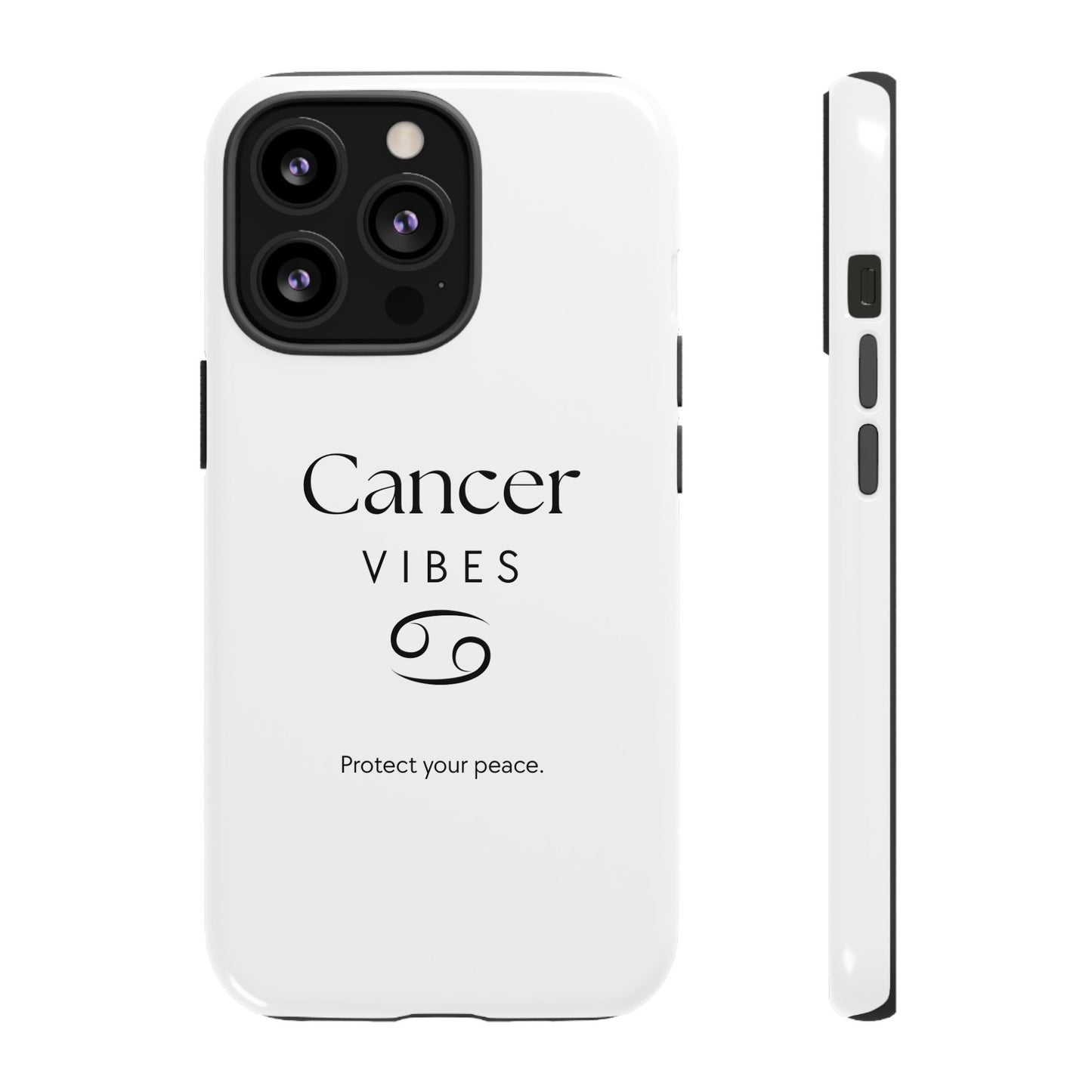 COQUE CANCER VIBES & MANTRA (Tout modèle Iphone 13 à 16)
