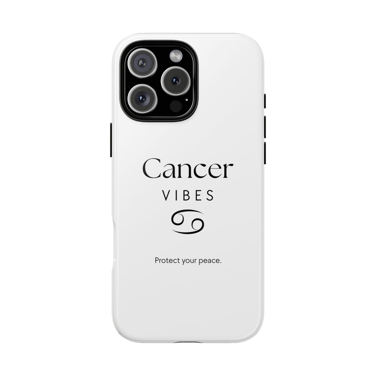 COQUE CANCER VIBES & MANTRA (Tout modèle Iphone 13 à 16)