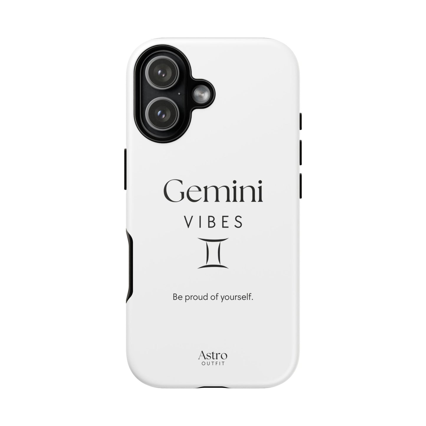 COQUE IPHONE GEMINI VIBES & MANTRA (Tout modèle Iphone 13 à 17)