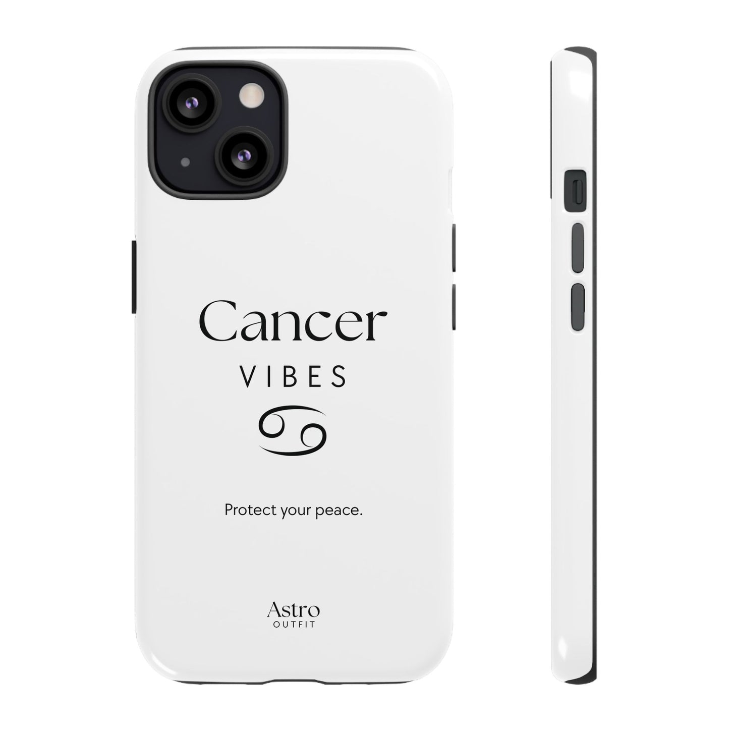 COQUE IPHONE CANCER VIBES & MANTRA (Tout modèle 13 à 17)