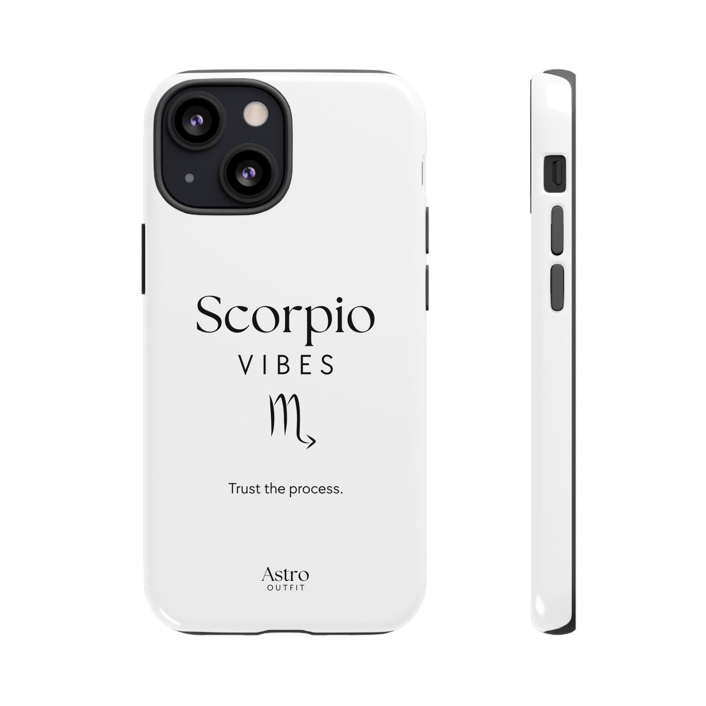 COQUE SCORPIO VIBES & MANTRA (Tout modèle Iphone 13 à 17)
