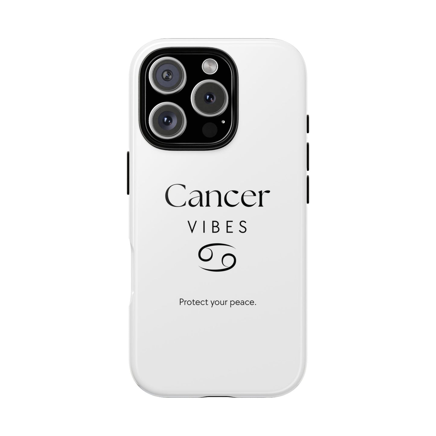 COQUE CANCER VIBES & MANTRA (Tout modèle Iphone 13 à 16)