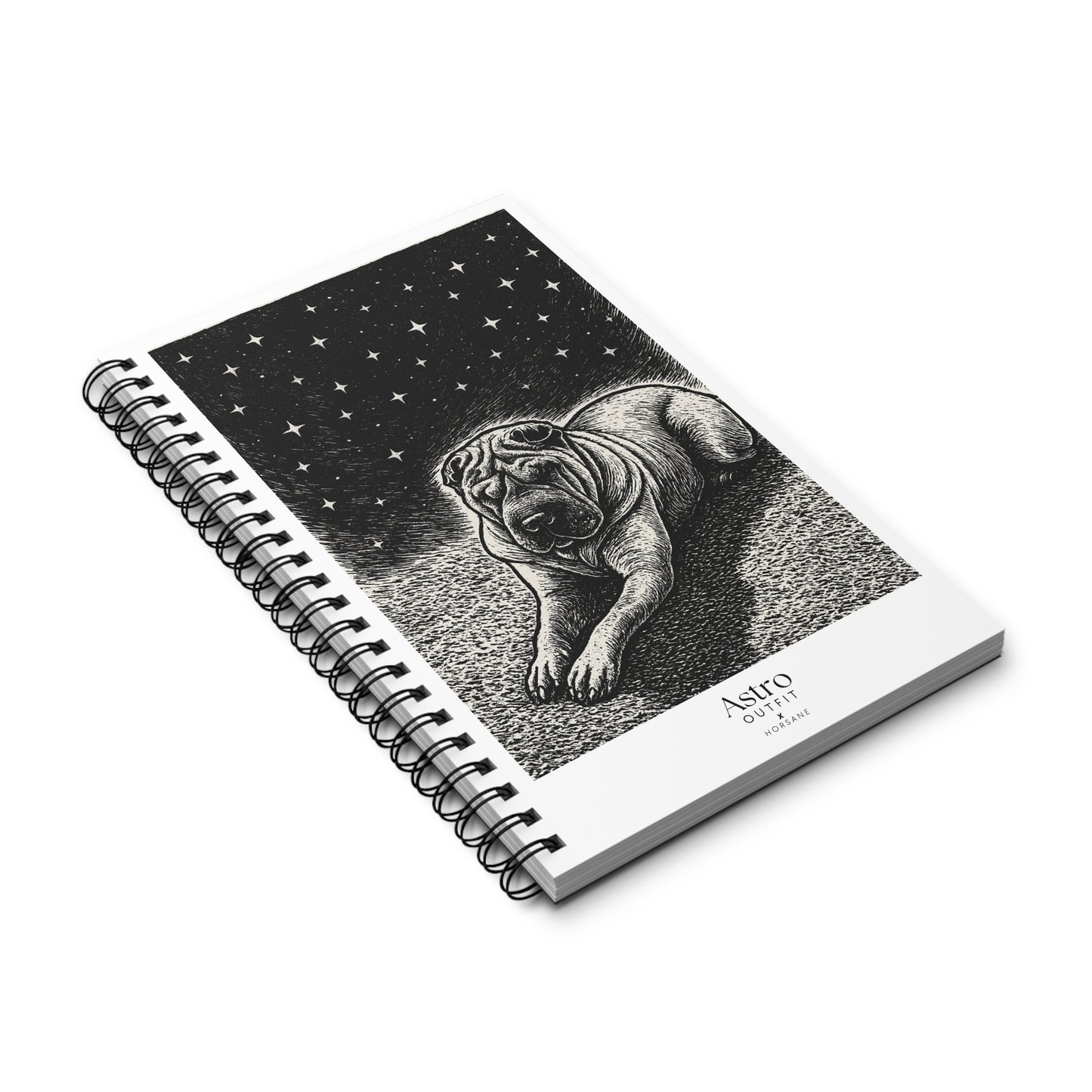 NOTEBOOK SPIRALE ASTRO X HORSANE - 160 PAGES