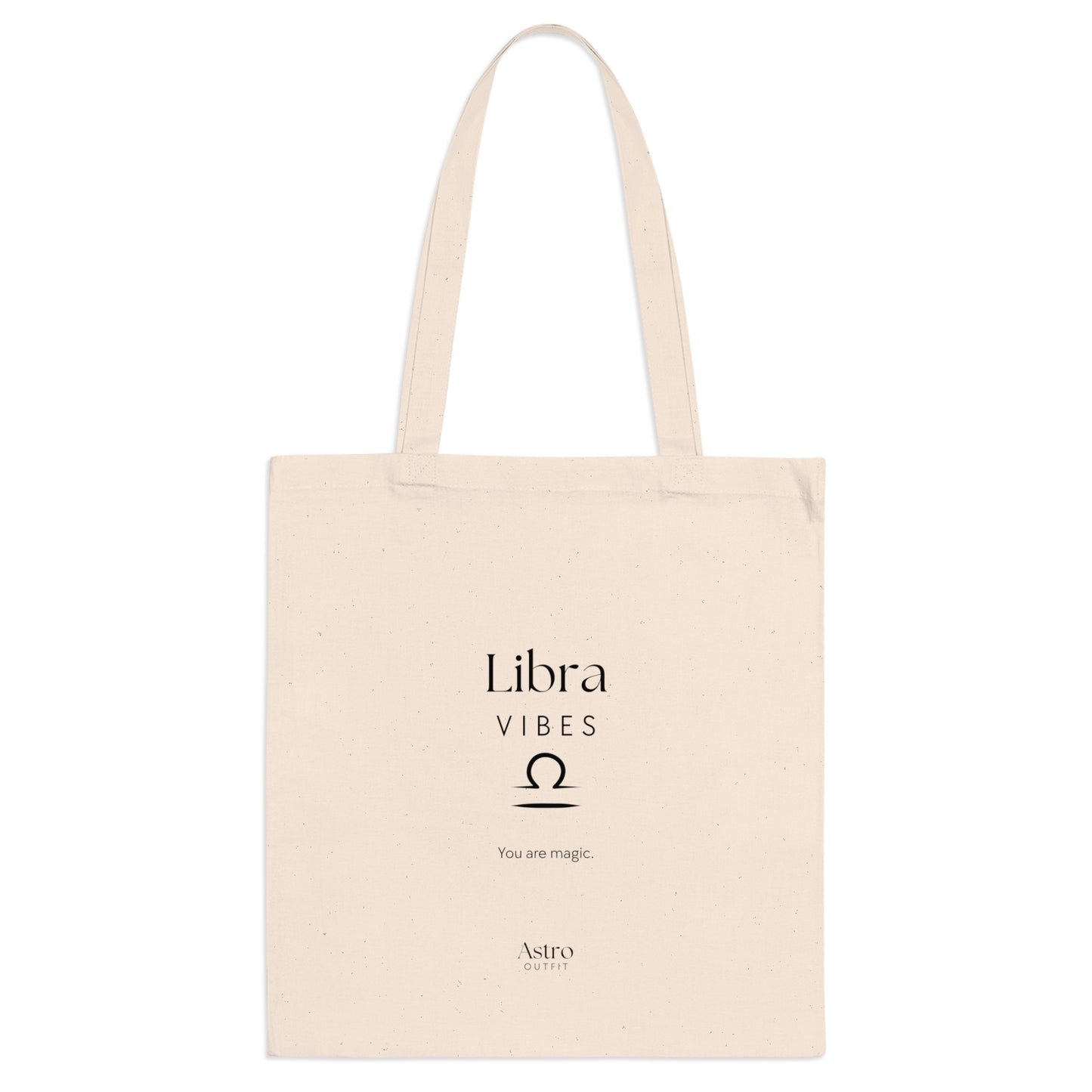 TOTE BAG - LIBRA VIBES (100% coton naturel ou blanc)