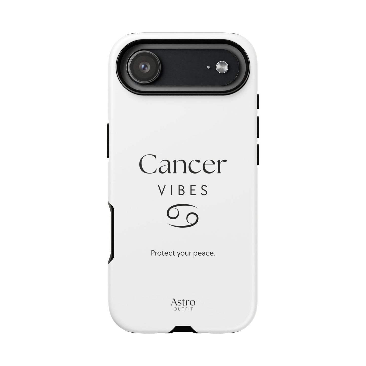COQUE IPHONE CANCER VIBES & MANTRA (Tout modèle 13 à 17)